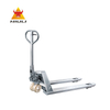 NIULI China 2000KG 2000 2500 3000 KG 2.5 Ton Nylon PU Roda de Borracha Hidráulica Galvanizada Manual Transpalette Hand Pallet Truck