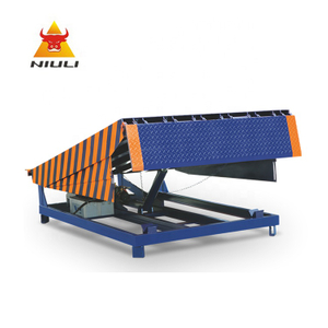 Niuli ajustável plataforma de elevação 10000 kg 10 toneladas de capacidade de armazém hidráulico fixo caminhão nivelador de doca