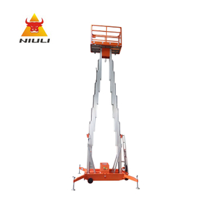 Niuli 6 M 10 M 12M Equipamento de Elevação Aérea Telescópica Escada Elétrica
