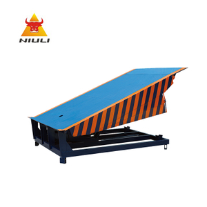 Equipamento de carregamento de armazém NIULI 8ton, capacidade de 10ton nivelador de doca hidráulico elétrico estacionário para caminhão de carga