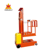 NIULI Full Electric Stock Order Picker Plataforma de Trabalho Aéreo Automotriz para Picker de Materiais